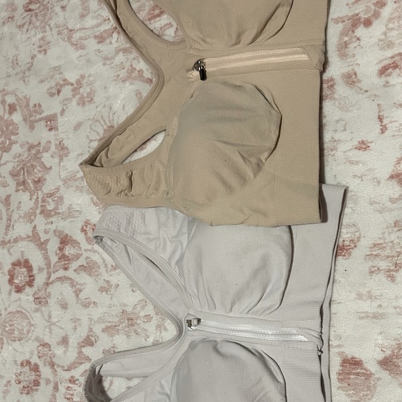 Other - 2 zip up bras medium, good condition